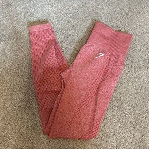 Gymshark Vital Seamless 2.0 Leggings Chilli Red Marl EUC
